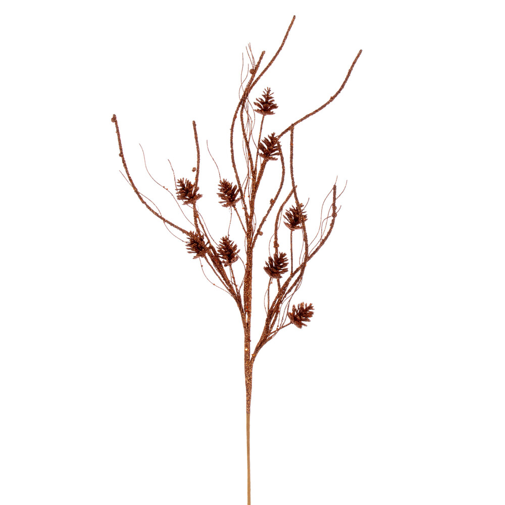 Vickerman 32" Mini Pinecone Twig Glitter Spray