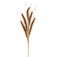 30" Antique Gold Wheat Glitr Spray 6/Bg