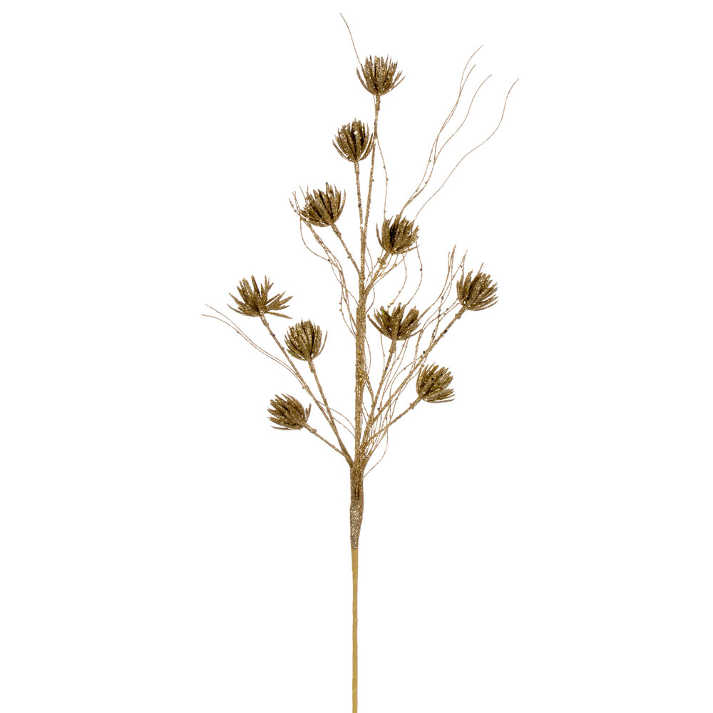 Vickerman 30" Mini Flower Glitter Spray