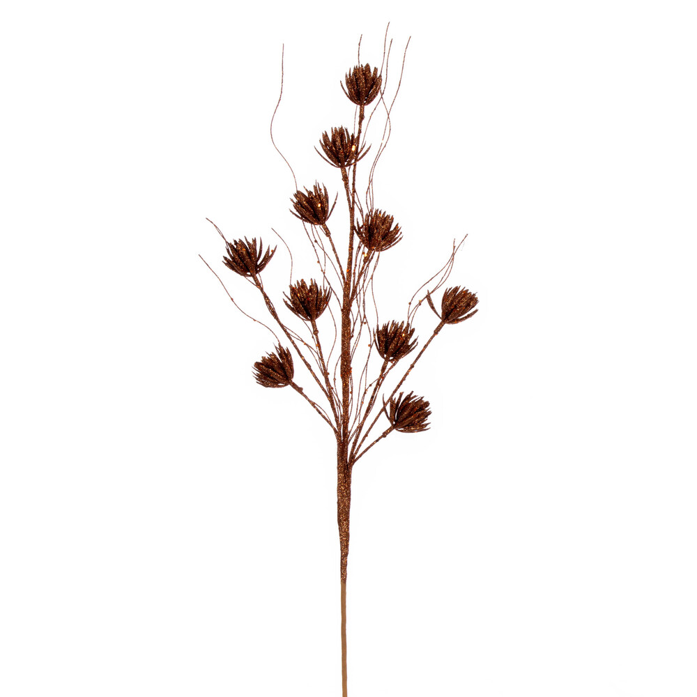 Vickerman 30" Mini Flower Glitter Spray