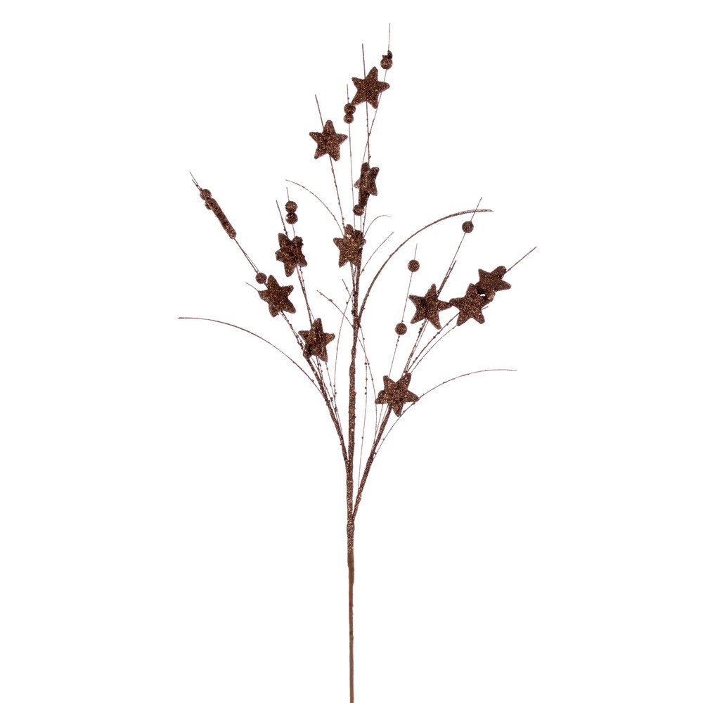 Vickerman 33" Star and Ball Glitter Spray