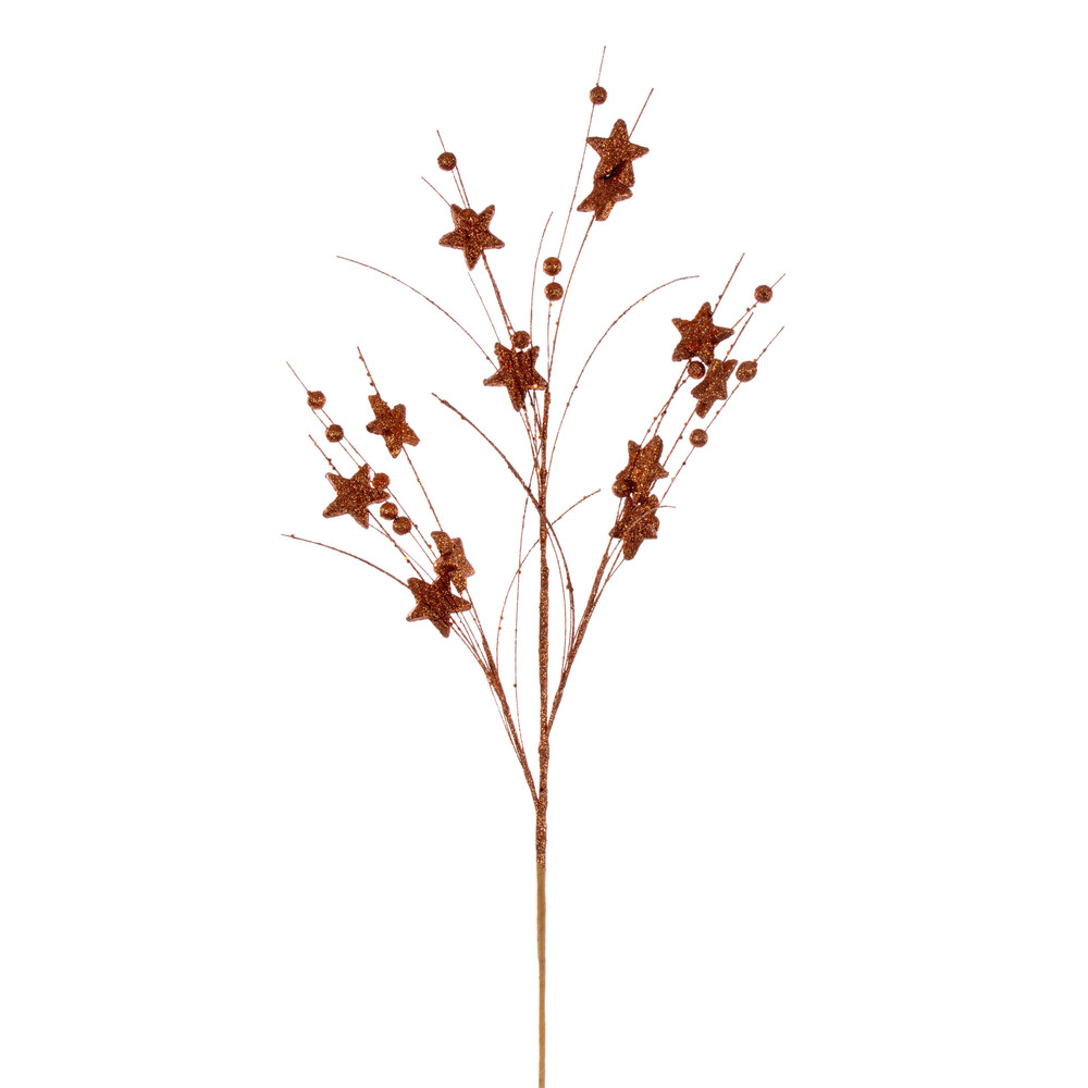Vickerman 33" Star and Ball Glitter Spray