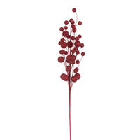 27" Red Multi Ball Glitr Spray 4/Bg