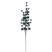 27" Sea Blue Ball Glitter Spray 4/Bag