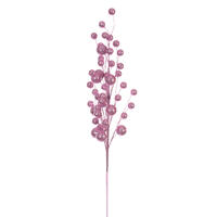 27" Pink Multi Ball Glitter Spray 4/Bg
