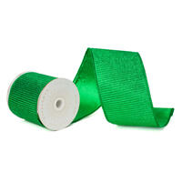Vickerman 4"X10 Yds Metallic Pleated Strip with Backing Ribbon.