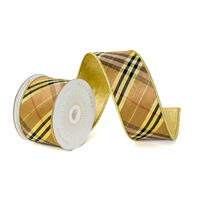 Vickerman Diagonal Plaid Ribbon