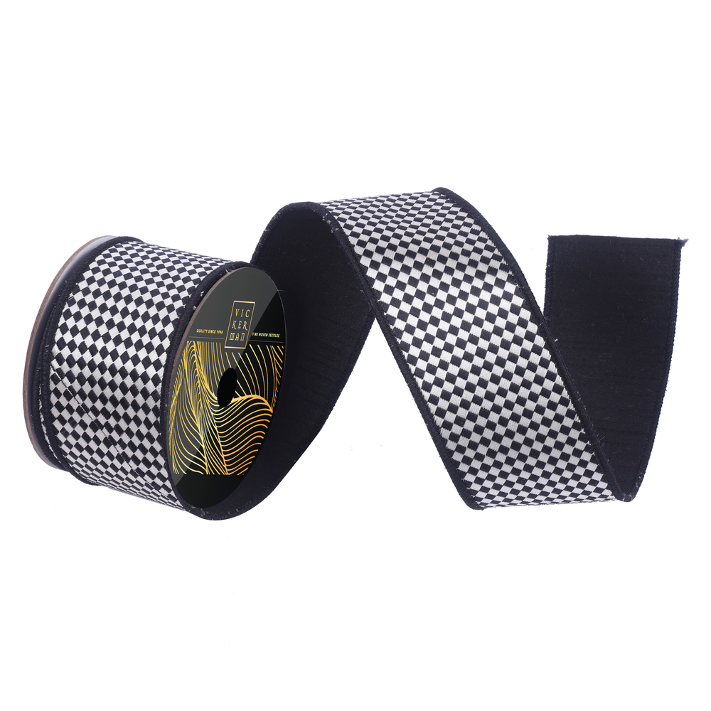 10yd Diagonal Checkerboard Ribbon