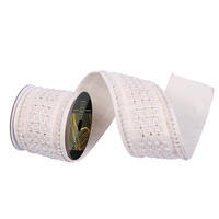 4"x5yd Ivory Velvet Drop Pearl Jewel