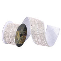 3"x5yd Metallic Jewel Ribbon