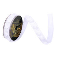 1"x10yd Dupion with Pom Pom/Trim Ribbon