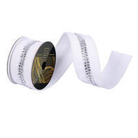 Vickerman 2.5"x5yd Velvet Drop Jewel Ribbon
