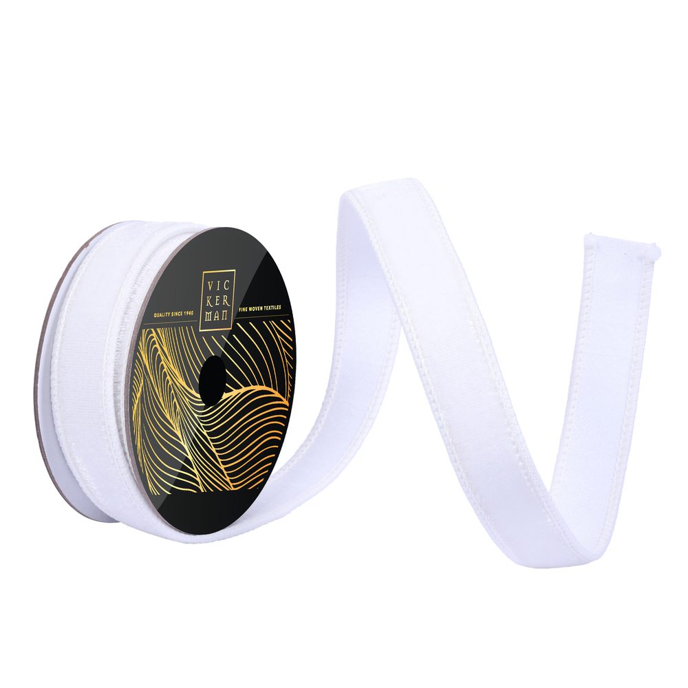 Vickerman 10yd Velvet Dupion Wired Ribbon
