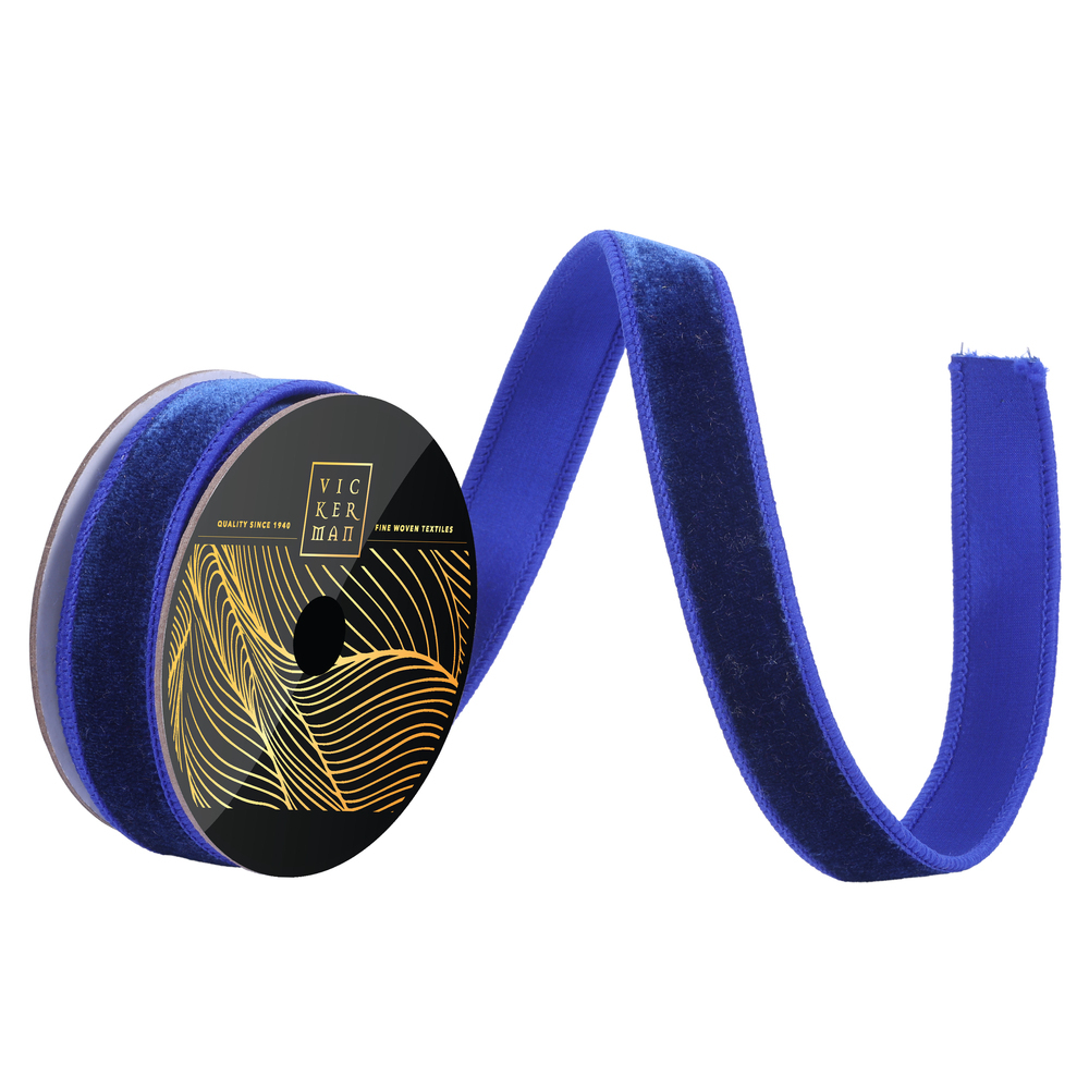 Vickerman 10yd Velvet Dupion Wired Ribbon
