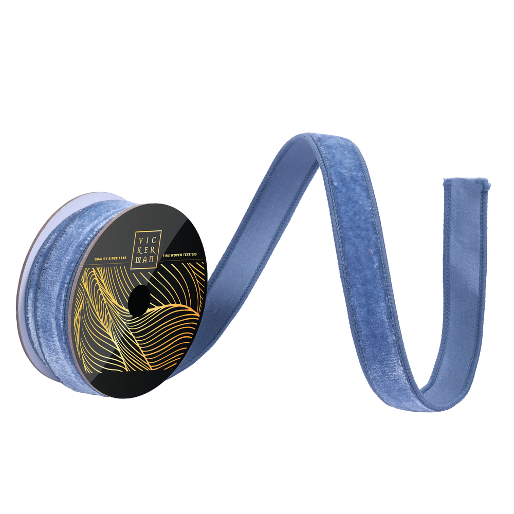 Vickerman 10yd Velvet Dupion Wired Ribbon