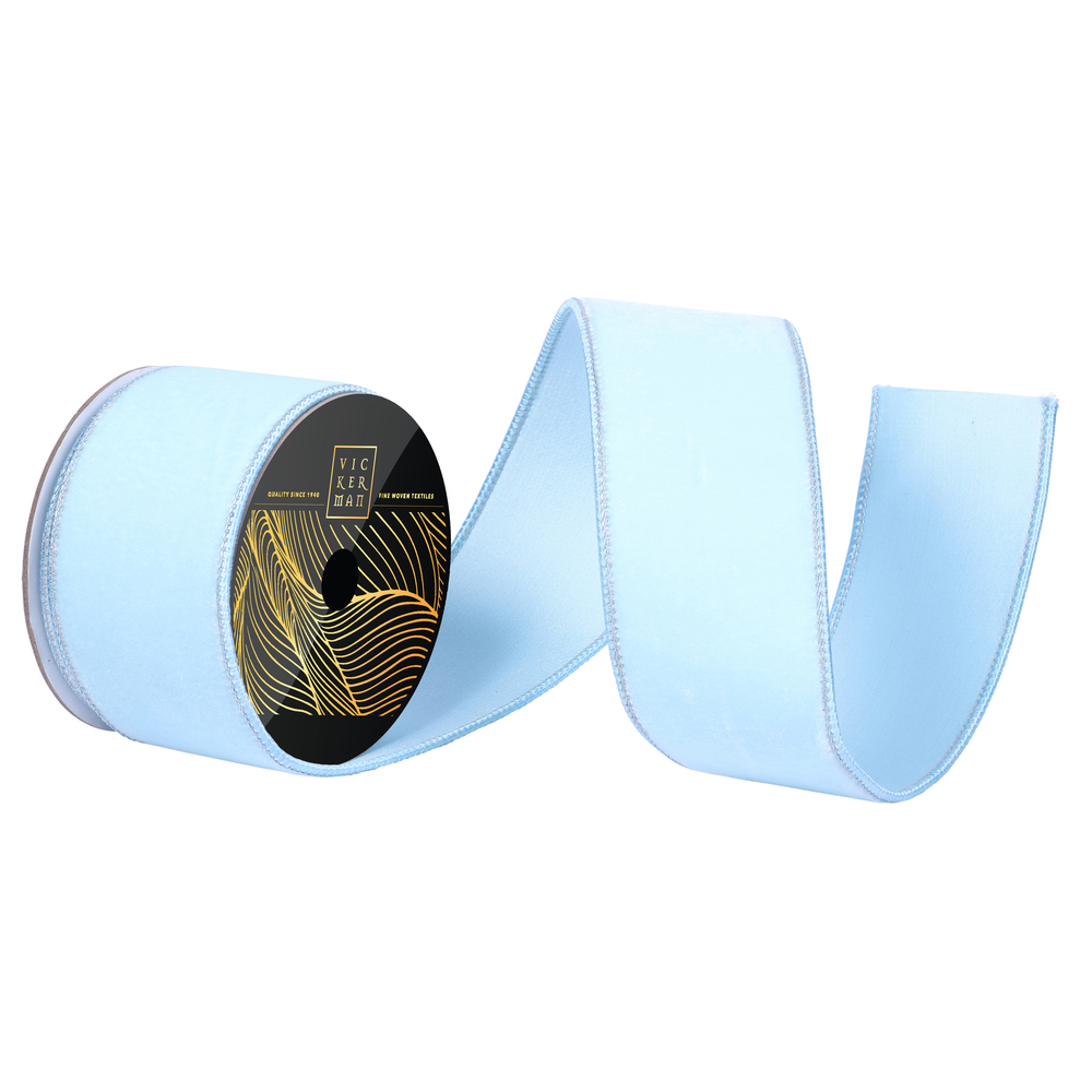 Vickerman 10yd Velvet Dupion Wired Ribbon