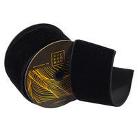4"x10yd Black Velvet Dupion Ribbon
