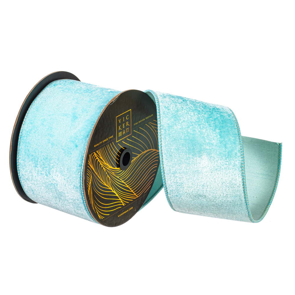 Vickerman 10yd Velvet Dupion Wired Ribbon