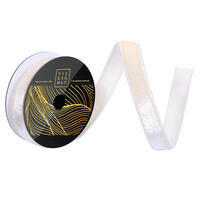 1"x10yd Oat Velvet Luster Ribbon
