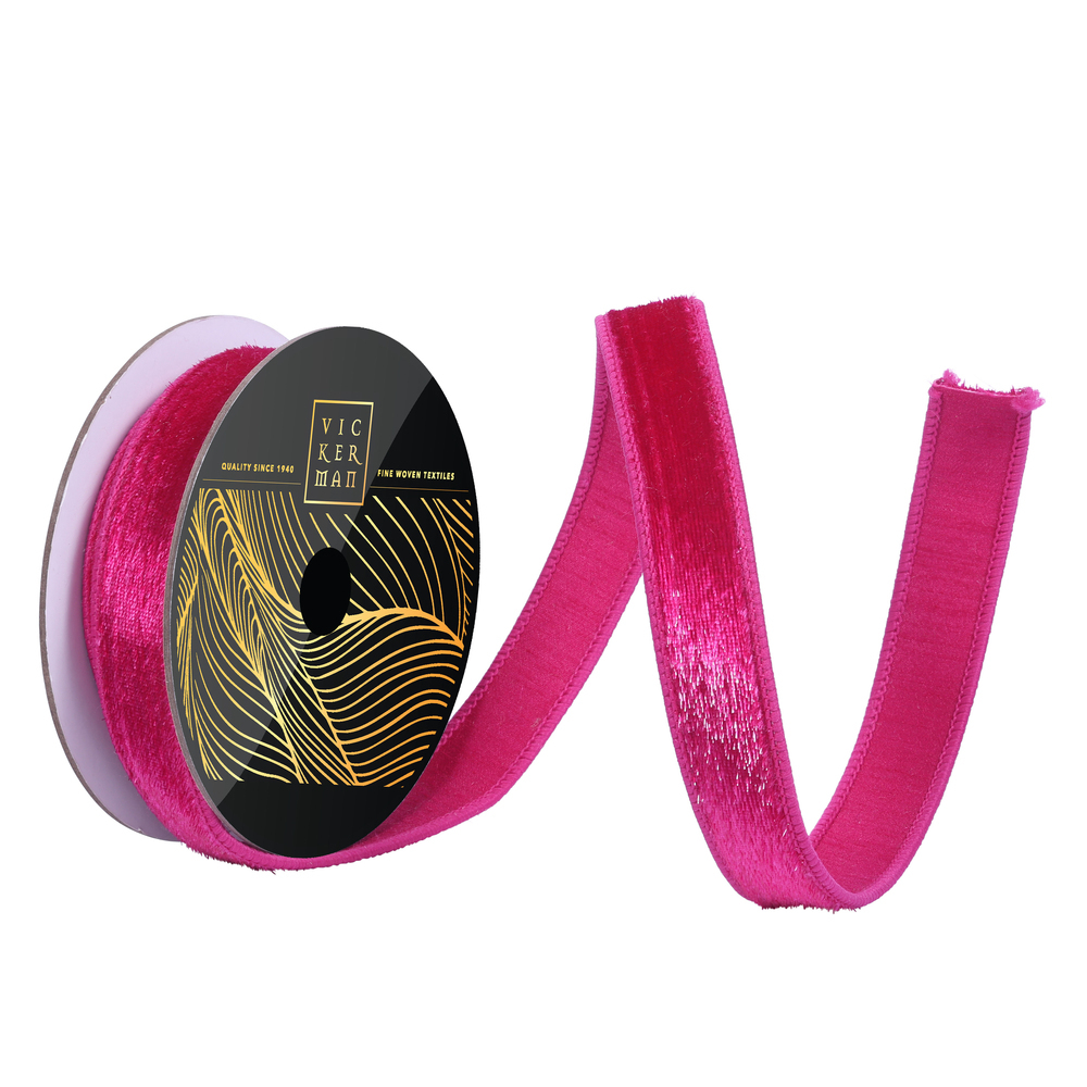 Vickerman 10yd Velvet Luster Wired Ribbon