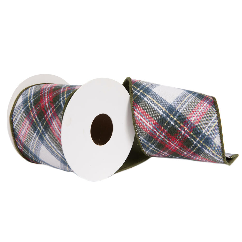 Vickerman Multi Cotton Plaid Ribbon
