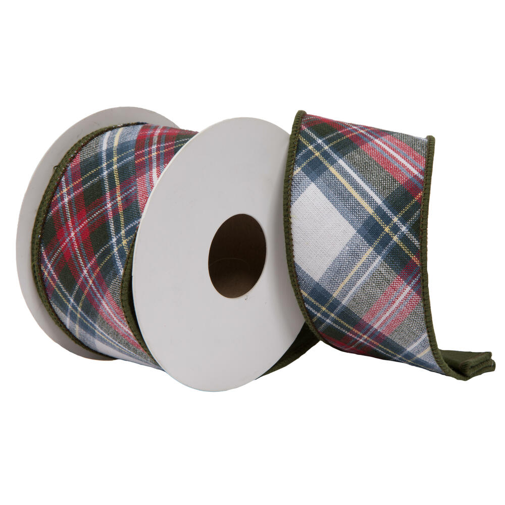 Vickerman Multi Cotton Plaid Ribbon