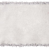 4"x5yd Ivory Viscose Velvet Ribbon