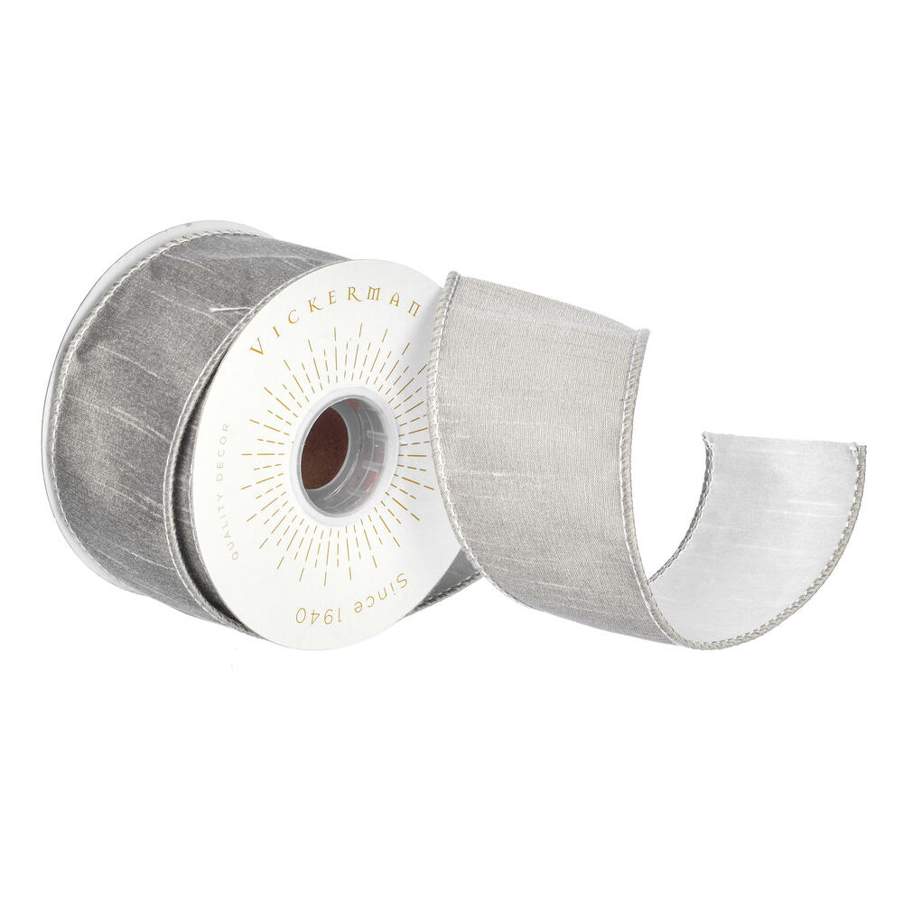 Vickerman 2.5" x 10yd Dupion Double Fused Dupion Ribbon