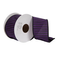 Vickerman Halloween Stripe Ribbon