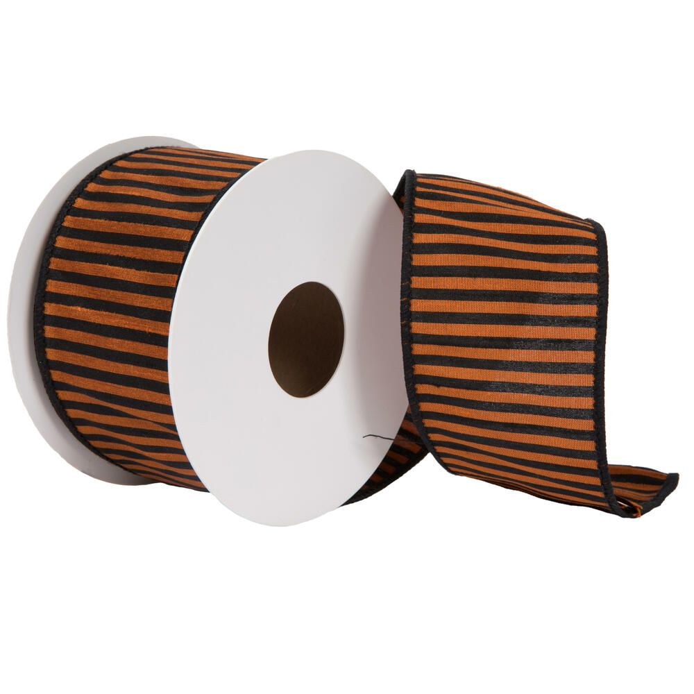 Vickerman Halloween Stripe Ribbon
