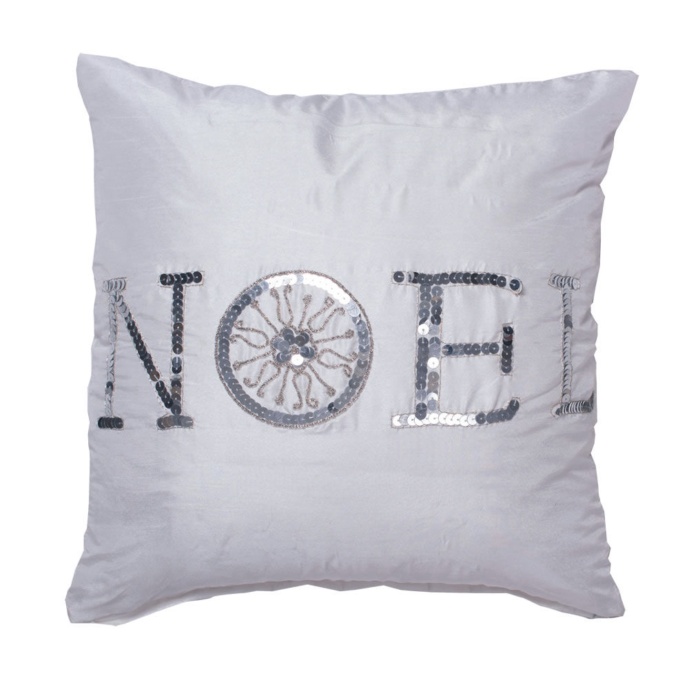 18"x18" Sequin Noel Pillow
