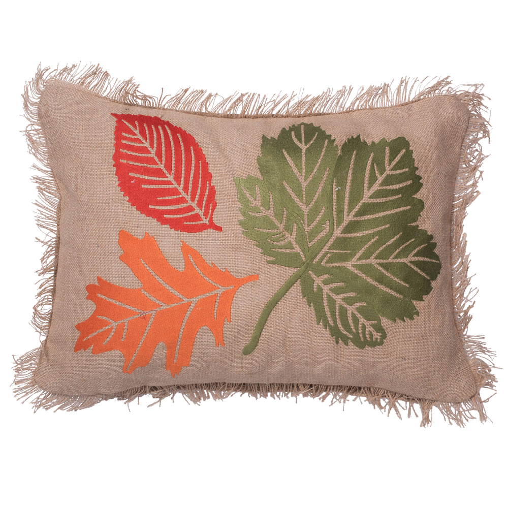 14"x20" Harvest Leaves Pillow