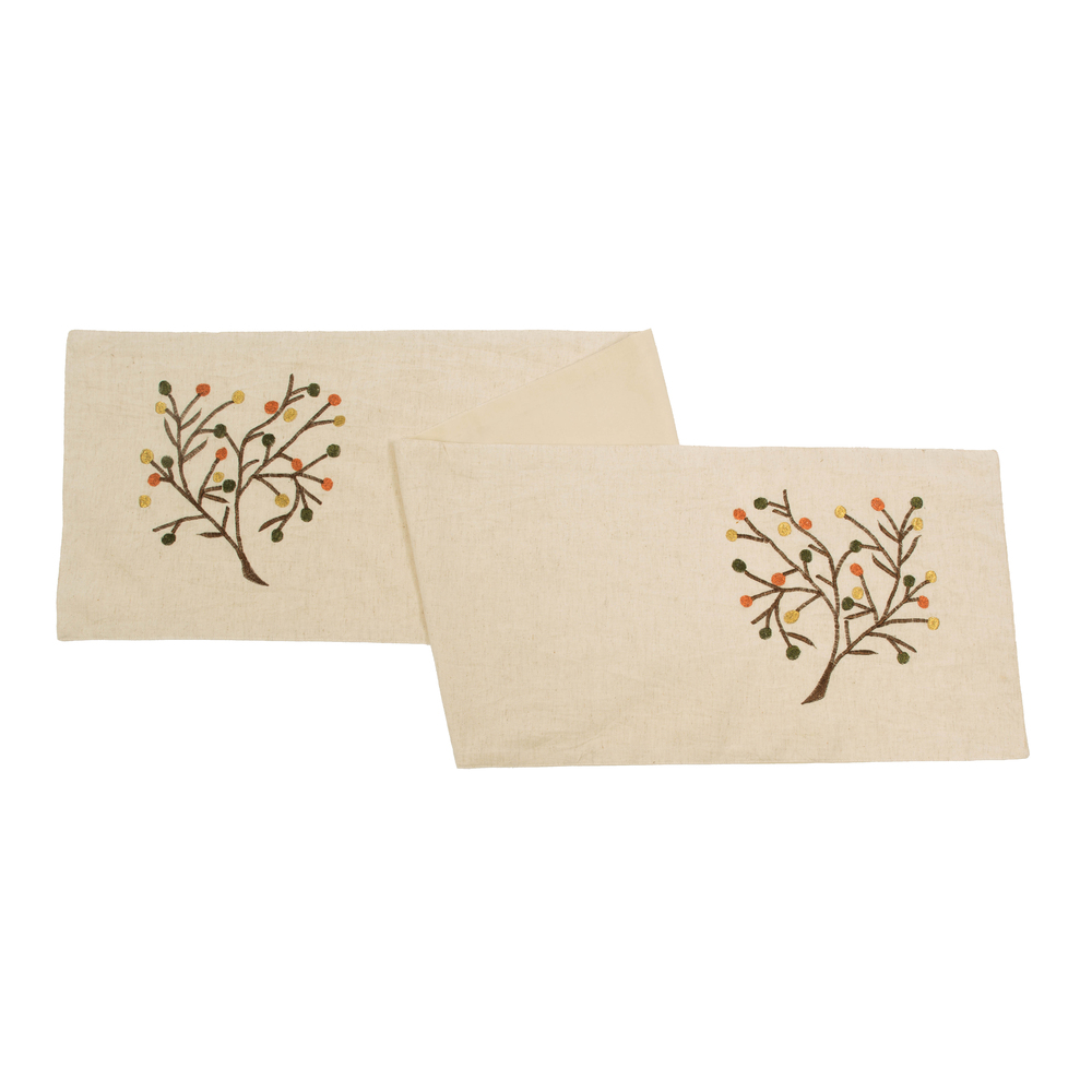 Vickerman Harvest Branch Christmas Textile Collection