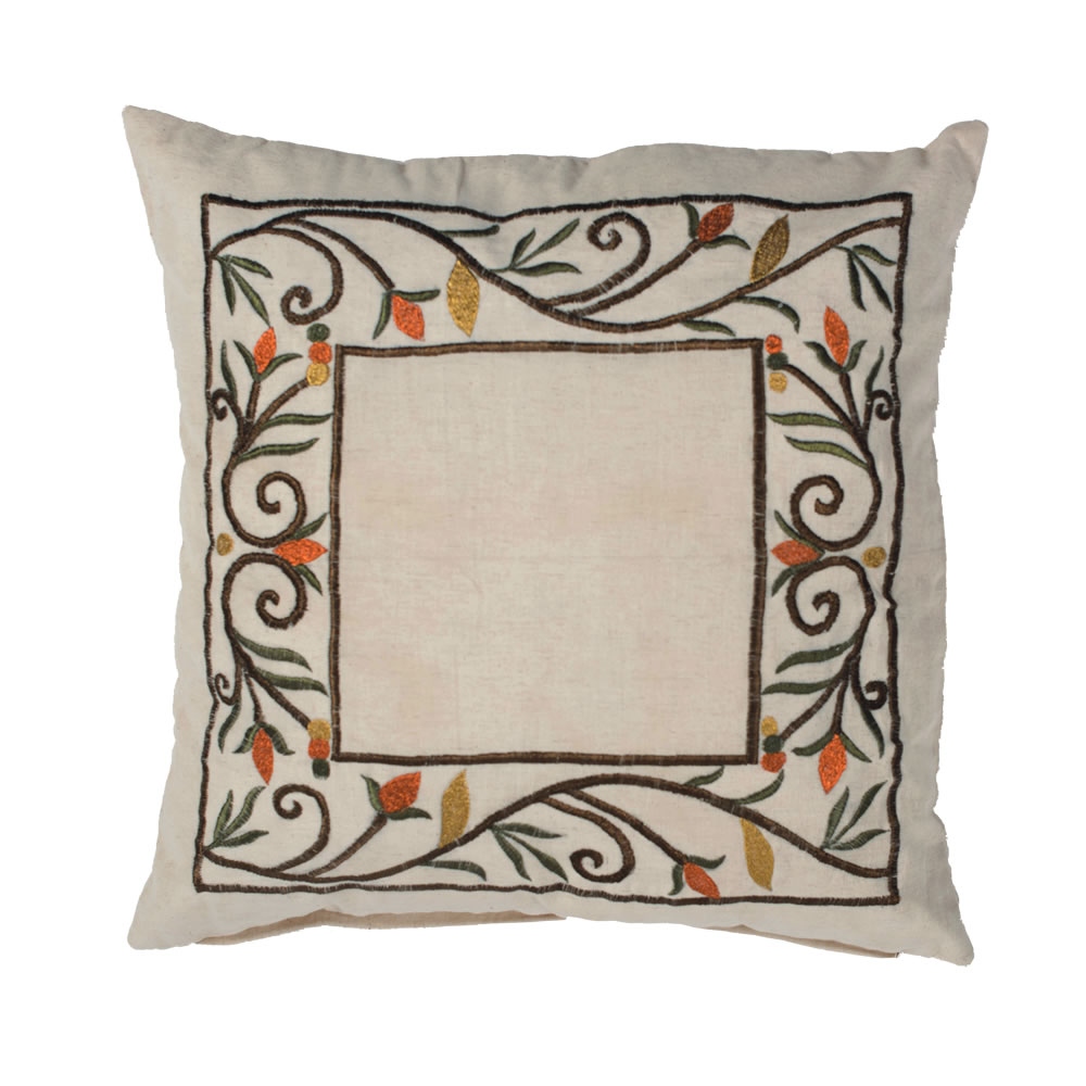18"x18" Harvest Border Pillow