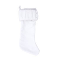 Vickerman 8" x 19" Plush Velvet Christmas Stocking