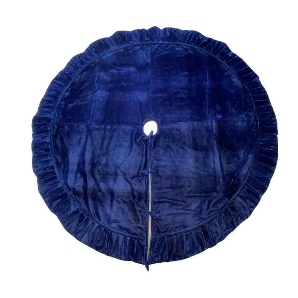 Vickerman Plush Velvet Christmas Tree Skirt