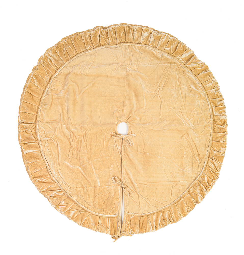 Vickerman Plush Velvet Christmas Tree Skirt