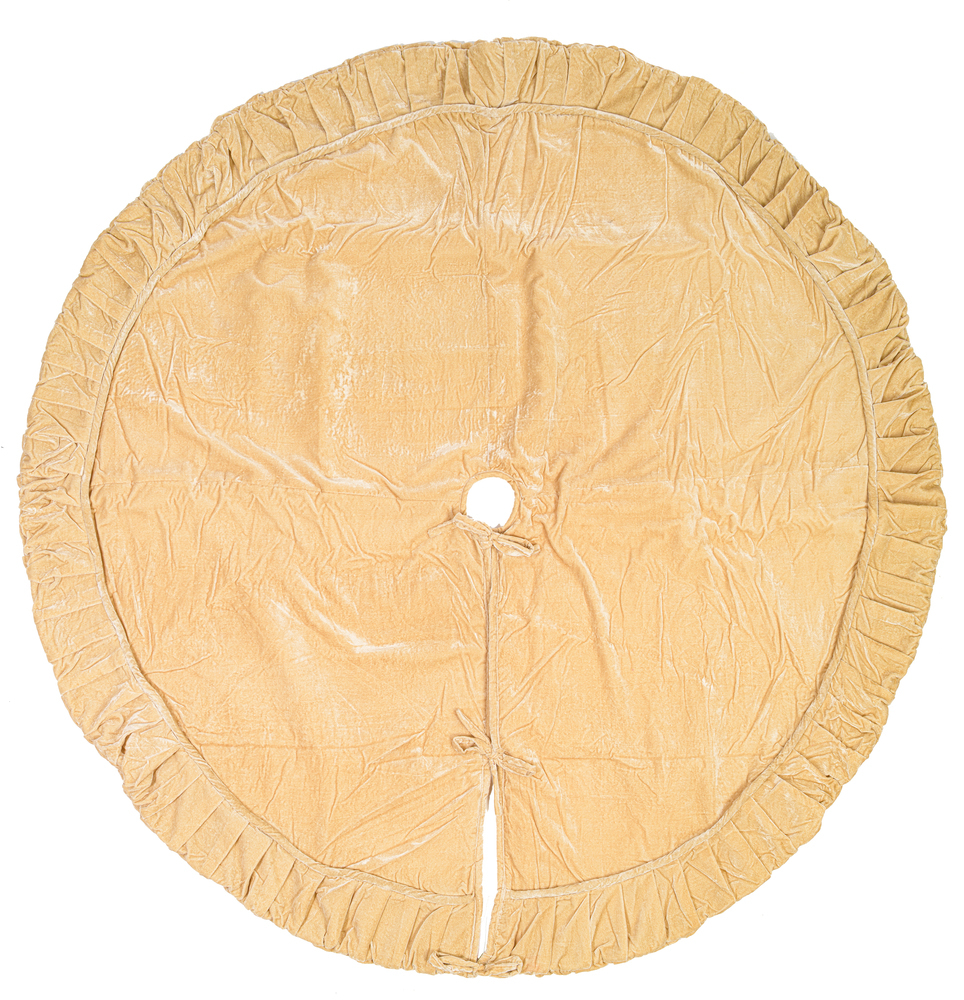 Vickerman Plush Velvet Christmas Tree Skirt