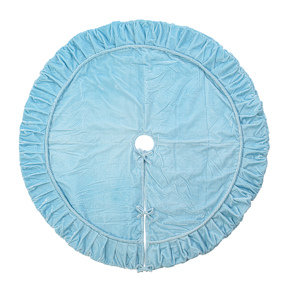 Vickerman Plush Velvet Christmas Tree Skirt