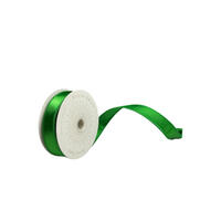 1"x10yd Green Satin Ribbon