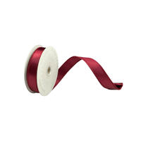1"x10yd Wine Satin Ribbon