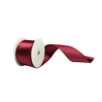 2.5"x10yd Wine Satin Ribbon