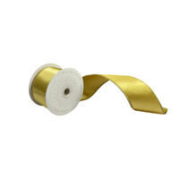 2.5"x10yd Honey Gold Satin Ribbon