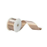 2.5"x10yd Café Latte Satin Ribbon