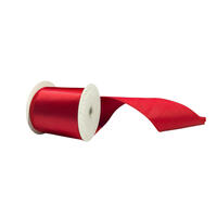 4"x10yd Crimson Satin Ribbon