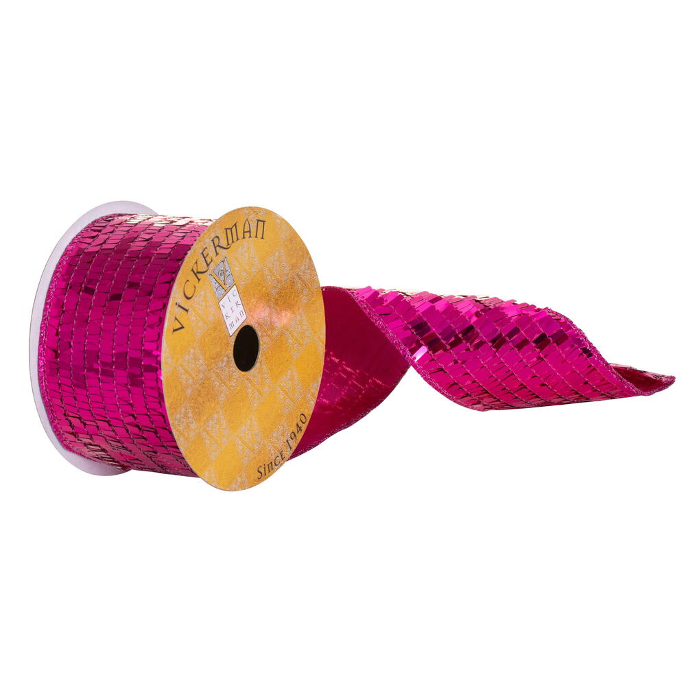 Vickerman Rectangle Sequin Wired Ribbon
