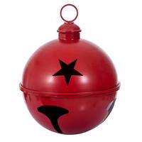 20" Red Iron Bell Ornament