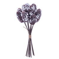 Vickerman Artificial Pinecone Stem Bundle