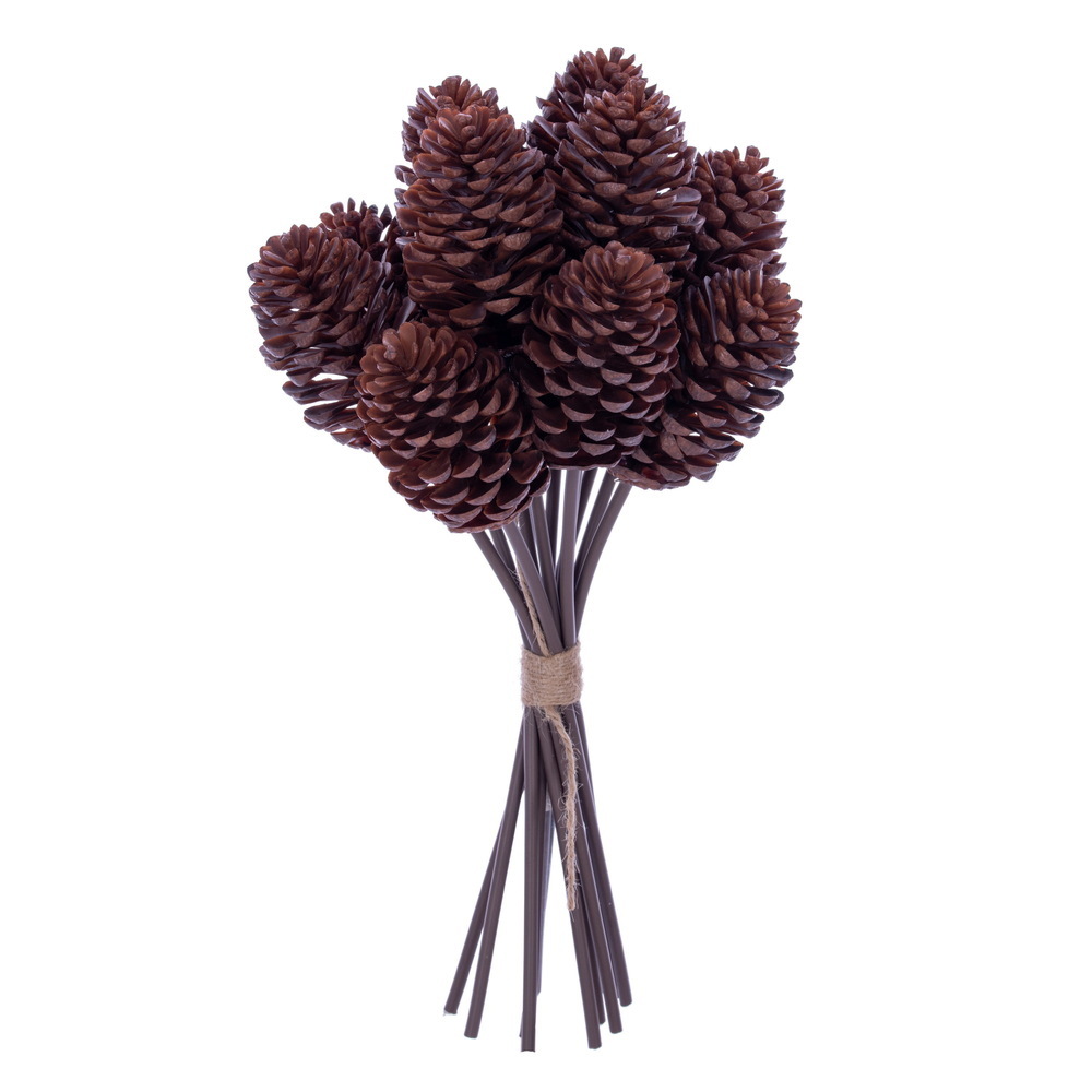 Vickerman Artificial Pinecone Stem Bundle