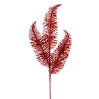 Vickerman 24.5" Feather Fern Glitter Spray